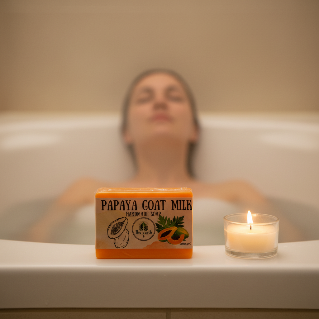 PAPAYA GOAT MILK SOAP